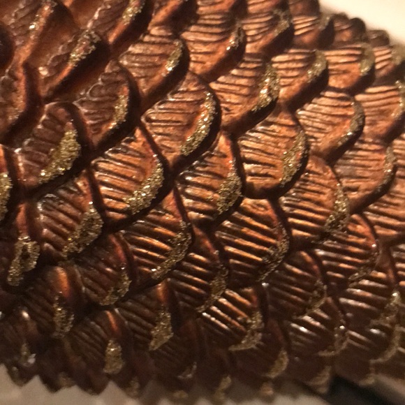 Set of 3 XL Vintage Pinecone Ornaments - Picture 10 of 16